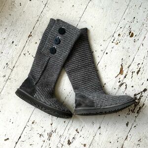 Ugg Grey Sweater Boots